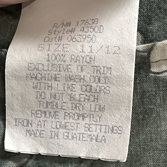 Vintage DBY Dress Womens 11/12 Green Floral Babydoll Maxi Lace Up Back Y2K 90s - Picture 4 of 9